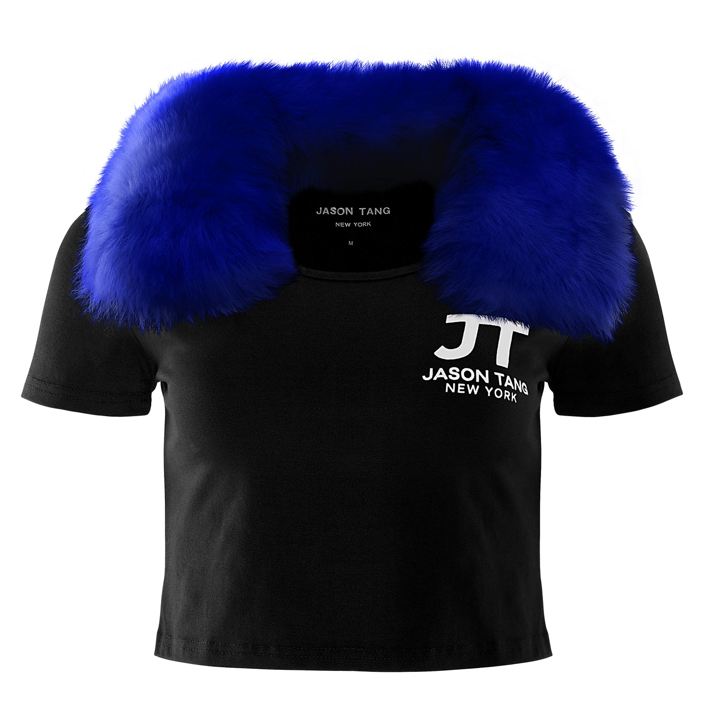 JT LOGO MOTIF CROP TOP T-SHIRT